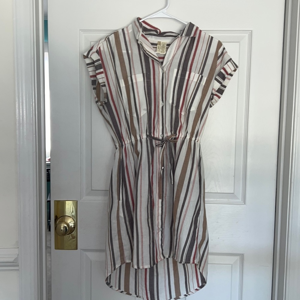 Japna Striped Dress w/ Pockets